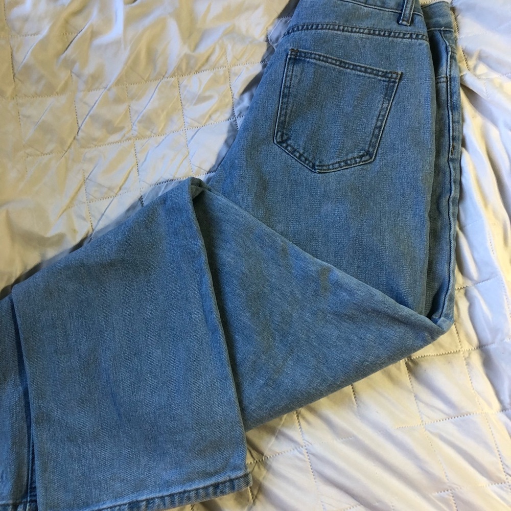 Wide Leg Tall High Waist Mom Jeans